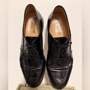 Pronto Uomo Firenze Men's Black Leather Dress Shoes Made in Italy Size 11.5